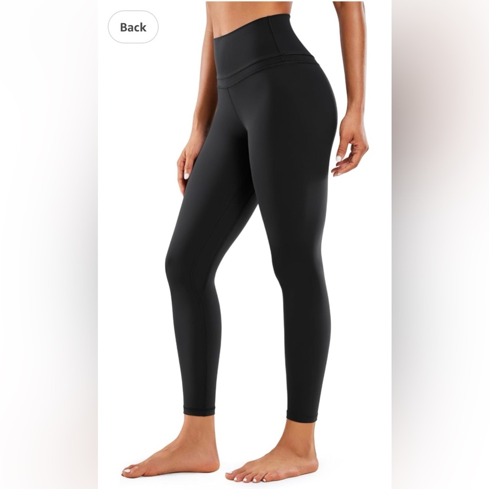 CRZ Yoga High-Waisted women’s butter dark gray Leggings size large